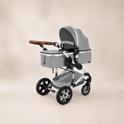 Luxe 3-in-1 Kinderwagen Grijs 2