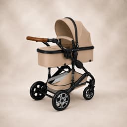 Luxe 3-in-1 Kinderwagen Kaki 2