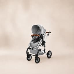 Luxe 3-in-1 Kinderwagen Grijs 4