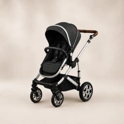 Luxe 3-in-1 Kinderwagen Donkergrijs 4