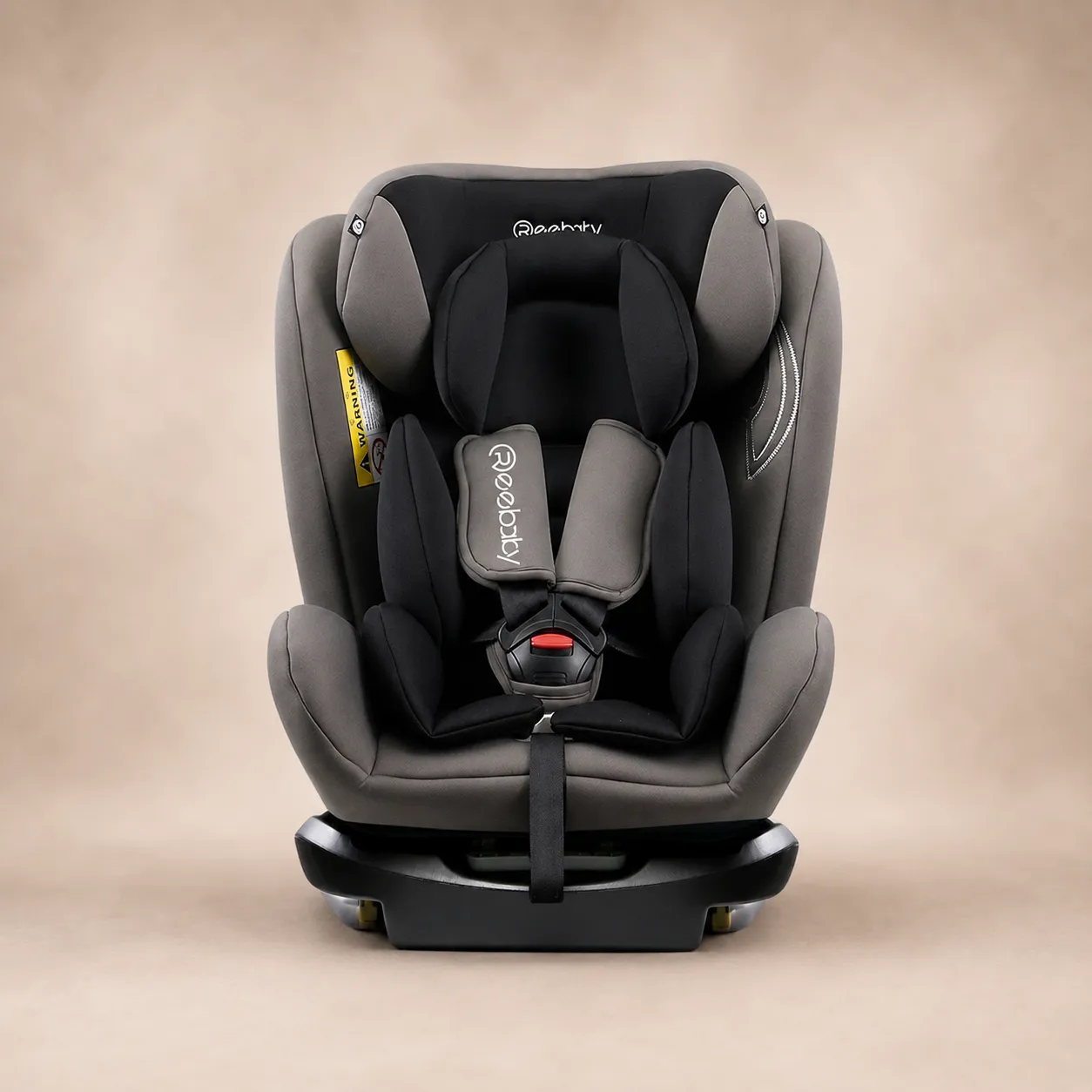 360° i-Size Isofix Autostoel Grijs/Zwart - afbeelding 1