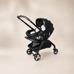 3-in-1 Kinderwagen / Travel System Zwart 1