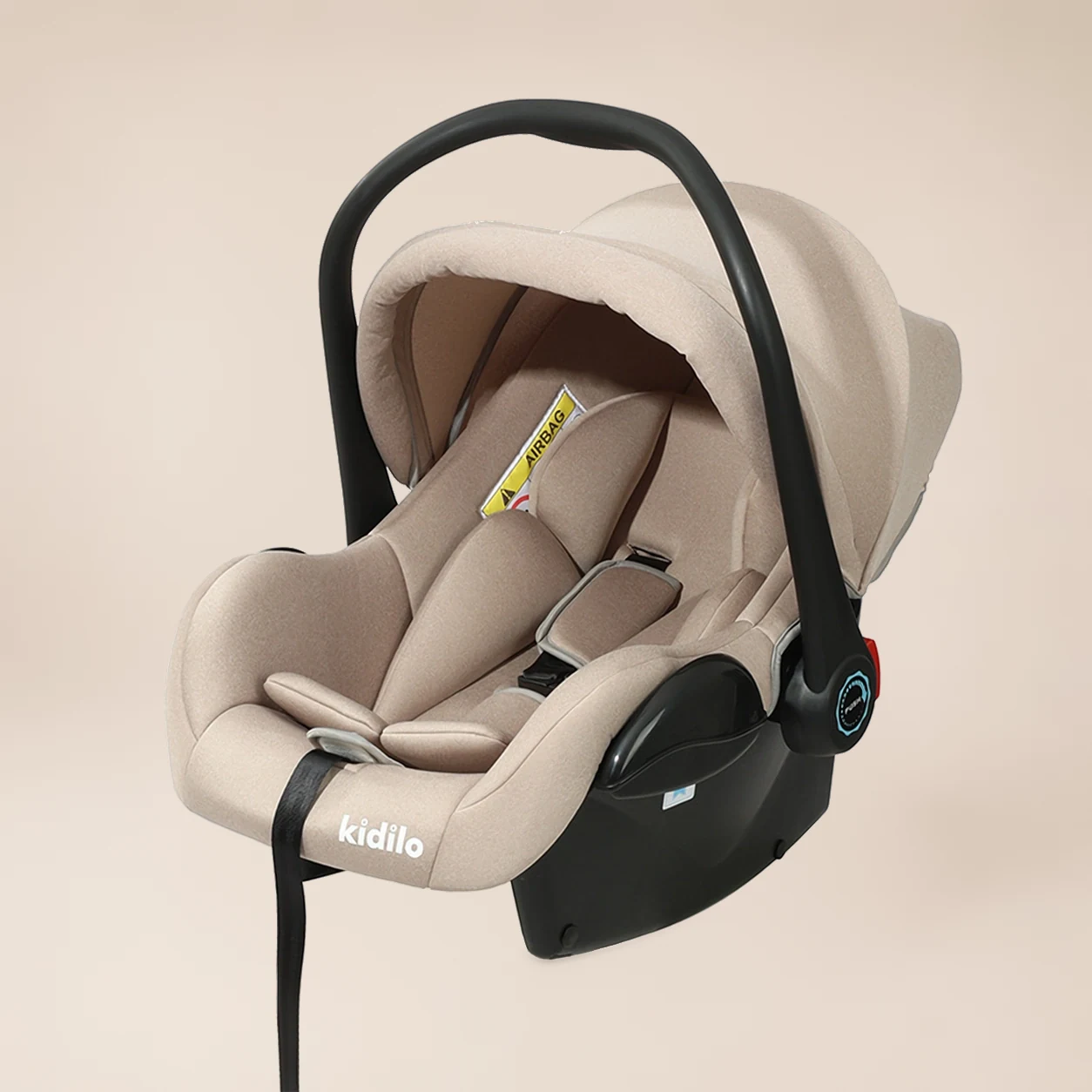 Babyautostoel 0+ - Autostoeltje met Draagbeugel en Zonnekap 2
