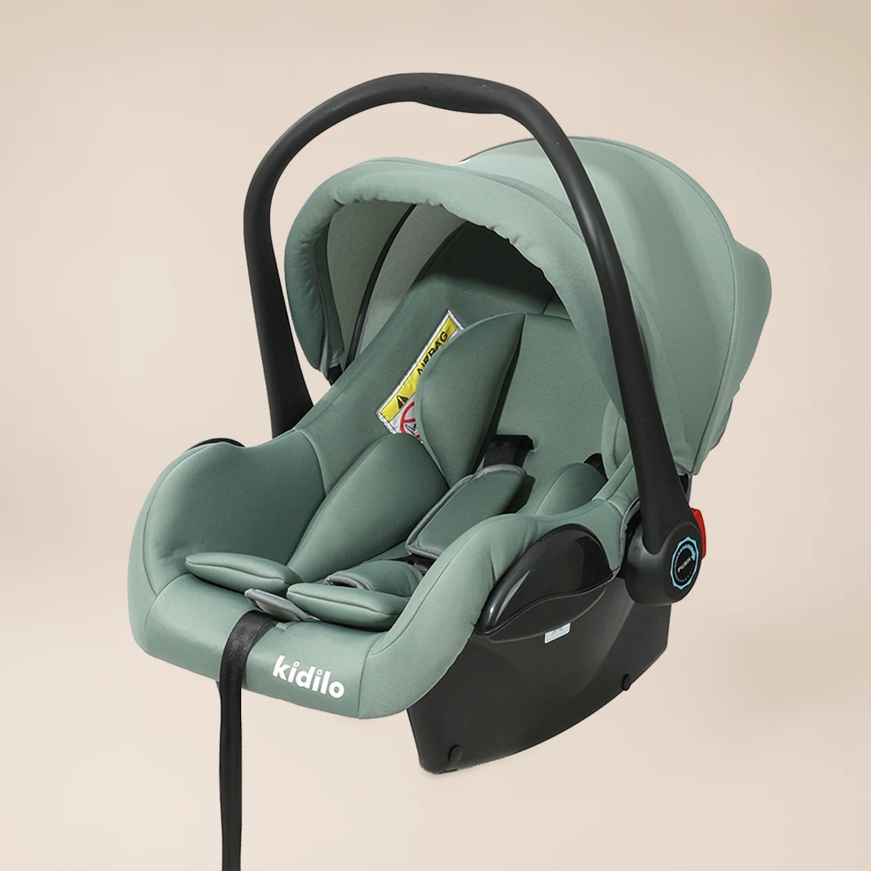 Babyautostoel 0+ - Autostoeltje met Draagbeugel en Zonnekap 3