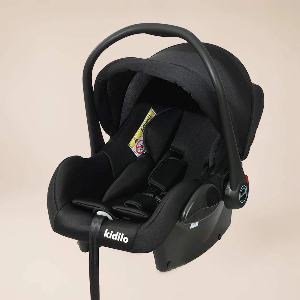 Babyautostoel 0+ - Autostoeltje met Draagbeugel en Zonnekap - afbeelding 1