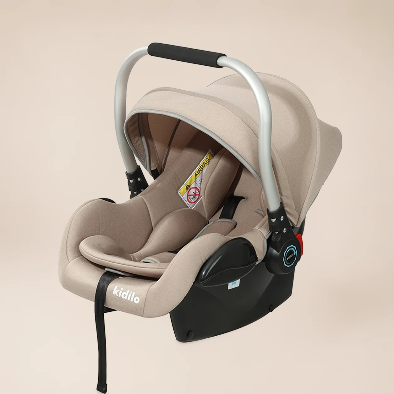 Babyautostoel 0+ Comfort - Autostoeltje met Extra Polstering en Zonnekap 2