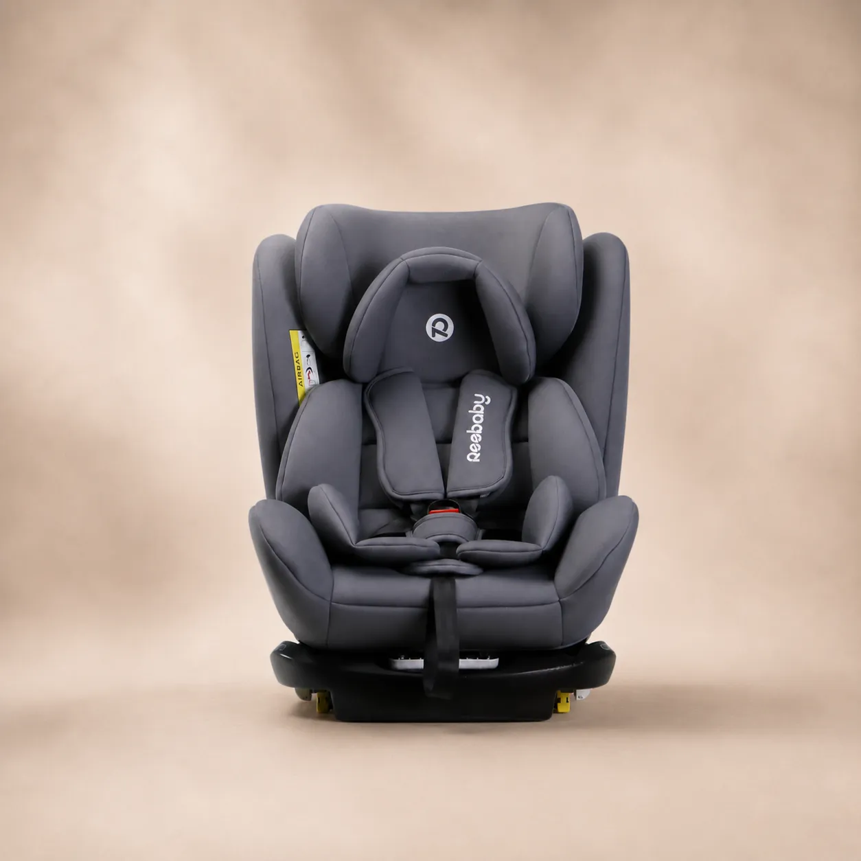 360° i-Size Isofix Autostoel Grijs