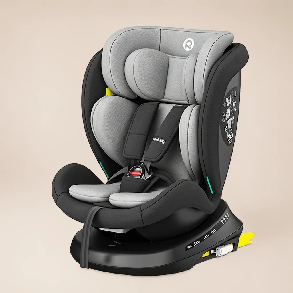 360° i-Size Isofix Autostoel Grijs/Zwart 2