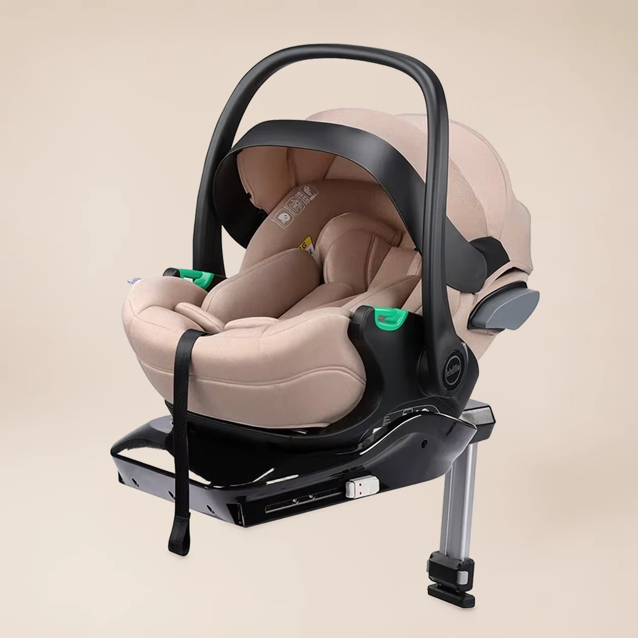 i-Size Autostoel Baby met Isofix Basis - Autostoeltje 40-87 cm, Draaibare Hoofdsteun