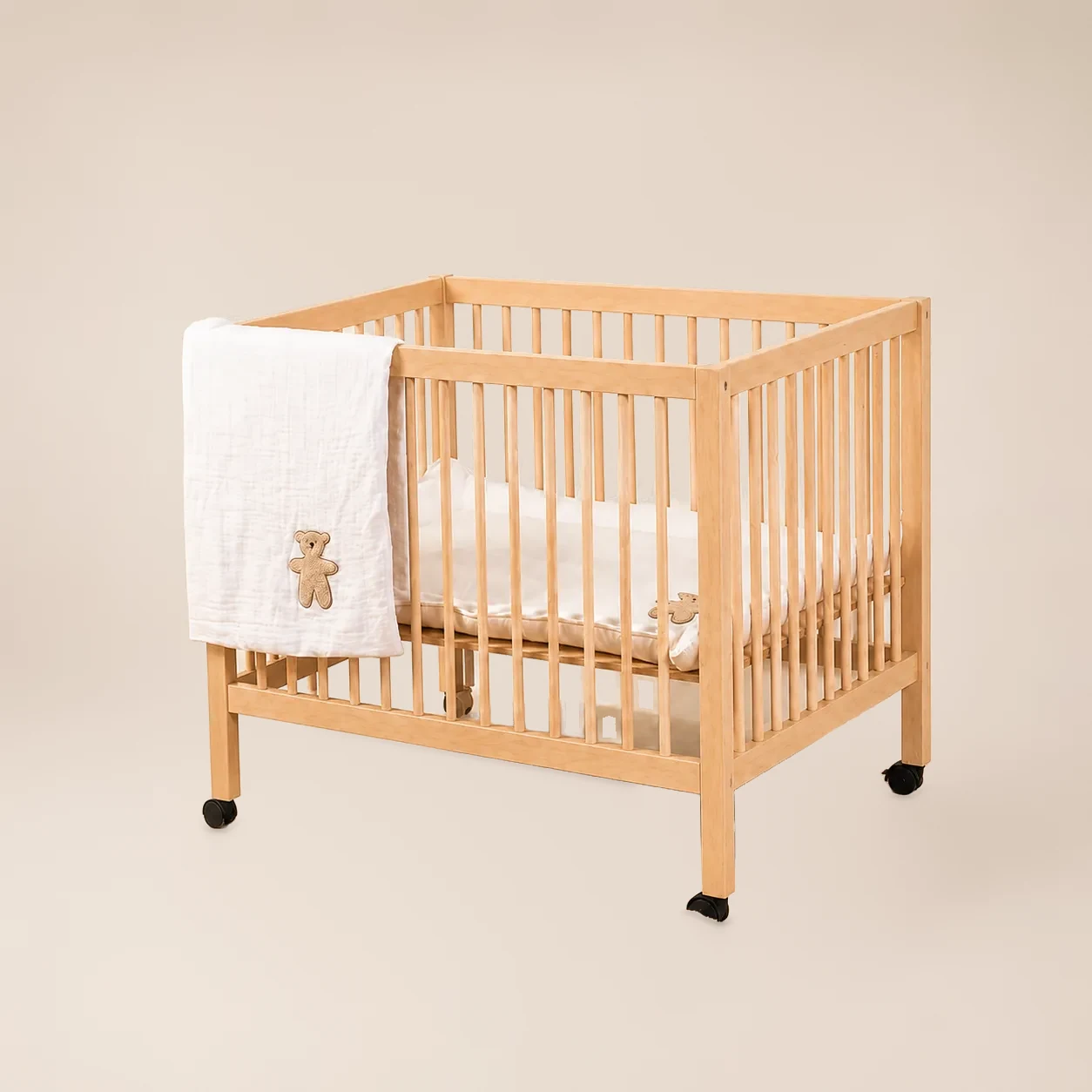 Houten Babybox Naturel 2