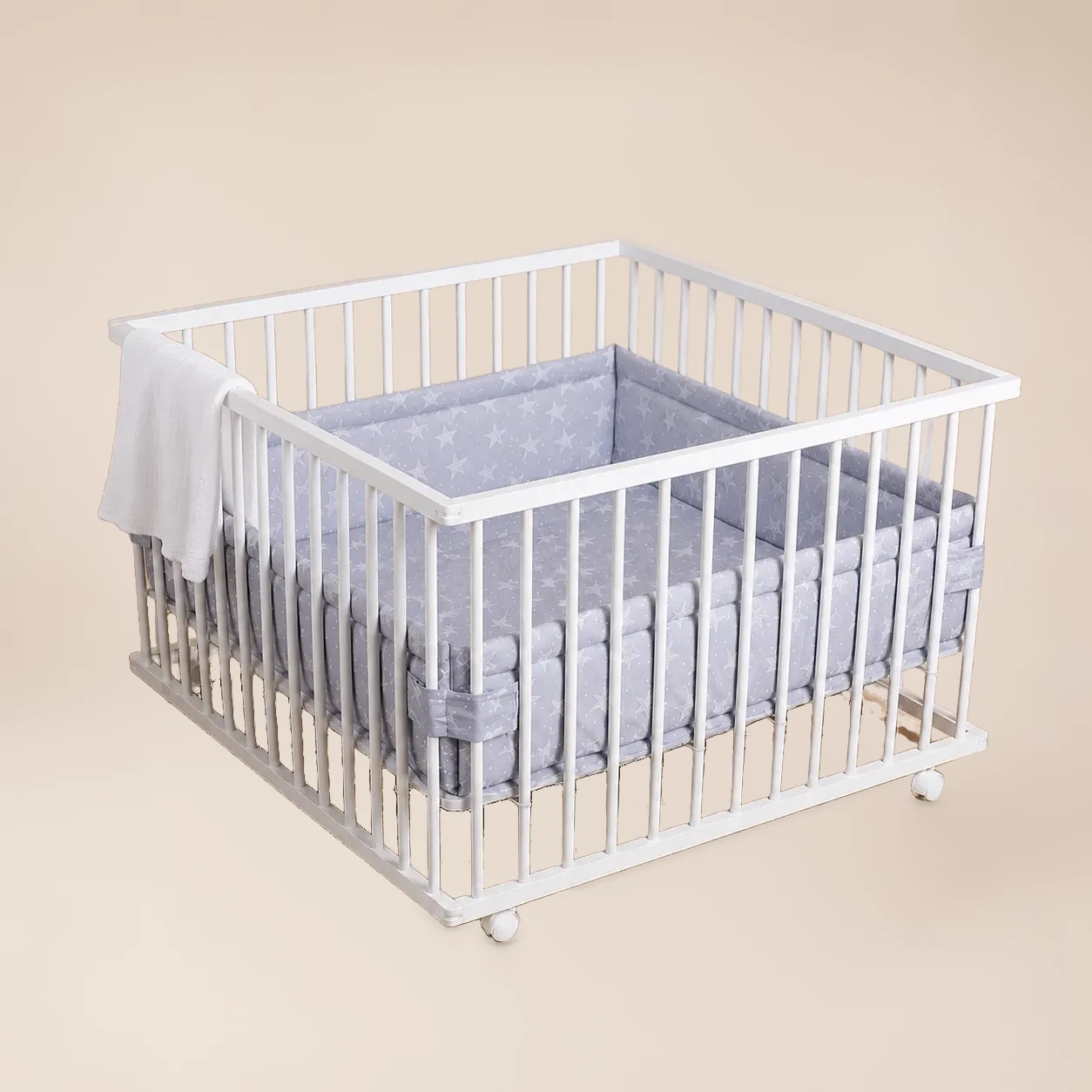 Houten Babybox Wit 2