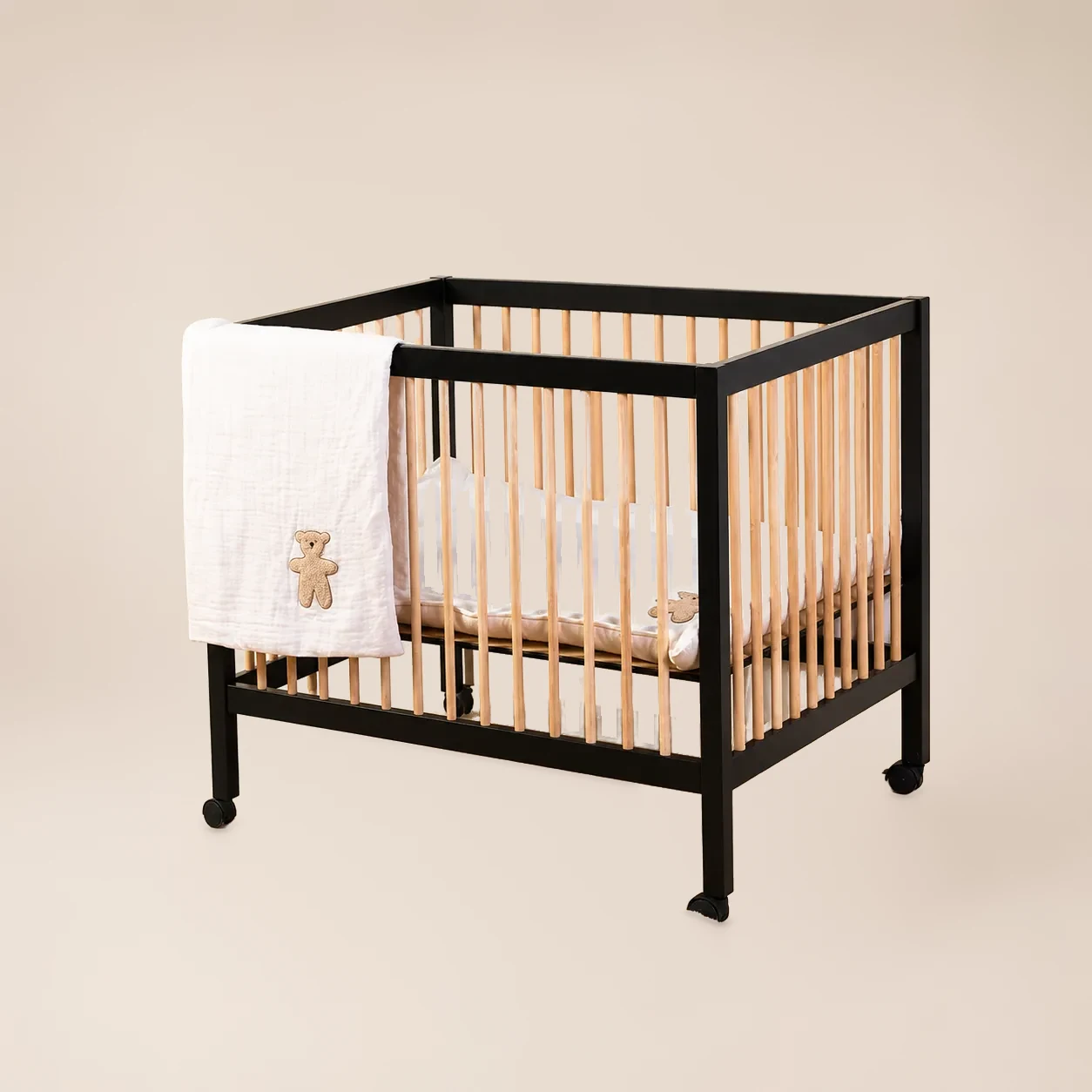 Houten Babybox Zwart 2