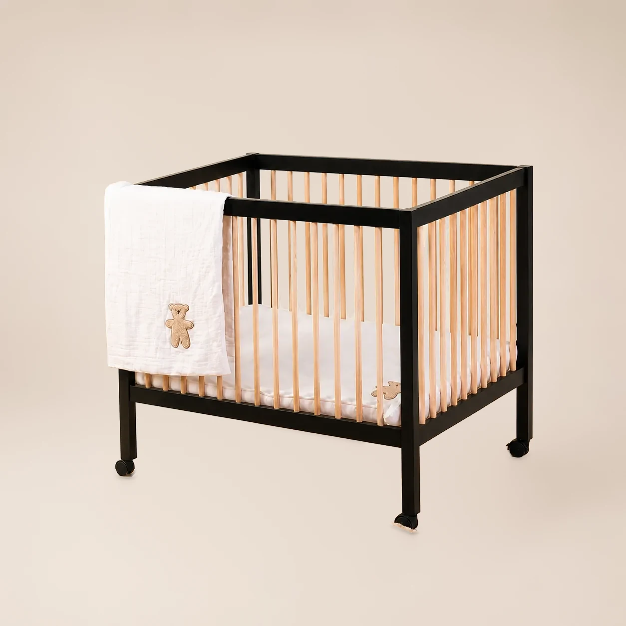 Houten Babybox Zwart 3